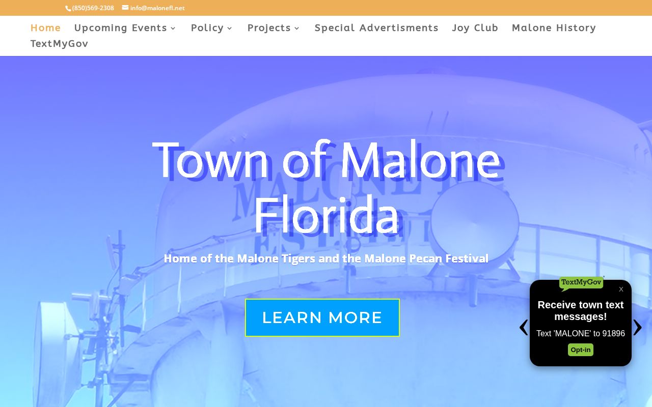 Town of Malone contact source for Malone arrest and booking record routing